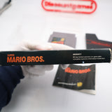 SUPER MARIO BROS. BROTHERS 1 - STICKER SEAL, NO CODE, HANGTAB, CIB! (NES Nintendo)