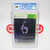 RESIDENT EVIL 6 VI - HIGHEST/PERFECT GRADED CGC 10 A++! NEW & Factory Sealed! (XBox 360)