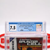 TOM CLANCY'S SPLINTER CELL: PANDORA TOMORROW - CGC GRADED 7.5 A+! NEW & Factory Sealed! (Game Boy Advance GBA)
