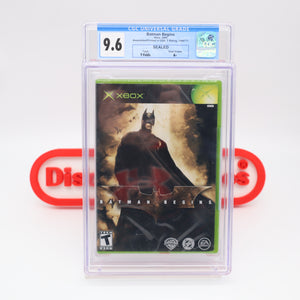 BATMAN BEGINS - CGC GRADED 9.6 A+! NEW & Factory Sealed! (XBOX)