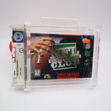 NFL QUARTERBACK CLUB - WATA GRADED 9.4 A! NEW & Factory Sealed! (SNES Super Nintendo)