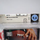 NFL QUARTERBACK CLUB - WATA GRADED 9.4 A! NEW & Factory Sealed! (SNES Super Nintendo)