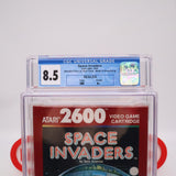 SPACE INVADERS - CGC GRADED 8.5 A+! NEW & Factory Sealed! (Atari 2600)