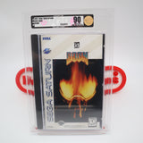 DOOM - VGA GRADED 90 MINT GOLD UNCIRCULATED! NEW & Factory Sealed! (Sega Saturn)