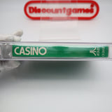 CASINO - Green Box! WATA GRADED 7.5 A+! NEW & Factory Sealed! (Atari 2600)