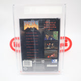 DOOM - VGA GRADED 90 MINT GOLD UNCIRCULATED! NEW & Factory Sealed! (Sega Saturn)