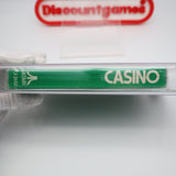 CASINO - Green Box! WATA GRADED 7.5 A+! NEW & Factory Sealed! (Atari 2600)