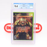 DOOM 3 III - CGC GRADED 9.4 A+! NEW & Factory Sealed! (XBOX)