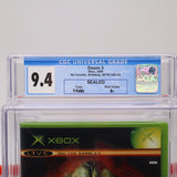 DOOM 3 III - CGC GRADED 9.4 A+! NEW & Factory Sealed! (XBOX)
