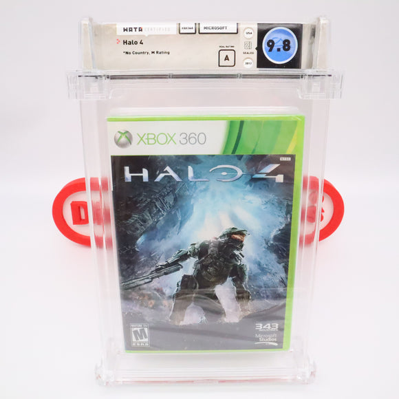 HALO 4 IV - WATA GRADED 9.8 A! NEW & Factory Sealed! (XBox 360)