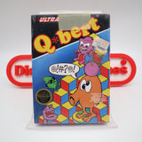 Q*BERT / QBERT / Q-BERT - NEW & Factory Sealed with Authentic H-Seam and ROUND SOQ! (NES Nintendo)