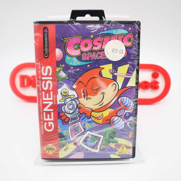 LINUS: COSMIC SPACEHEAD - NEW & Factory Sealed! (Sega Genesis)