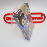 Q*BERT / QBERT / Q-BERT - NEW & Factory Sealed with Authentic H-Seam and ROUND SOQ! (NES Nintendo)