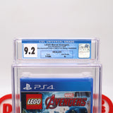 LEGO MARVEL AVENGERS - CGC GRADED 9.2 A+! NEW & Factory Sealed! (PS4 PlayStation 4)