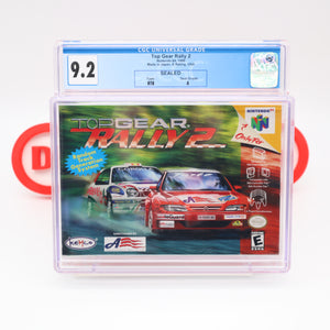 TOP GEAR RALLY 2 II RACING - CGC GRADED 9.2 A! NEW & Factory Sealed! (Nintendo 64 N64)