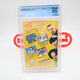 THE THREE STOOGES - CGC GRADED 7.0 A+! NEW & Factory Sealed with Authentic H-Seam! (NES Nintendo)