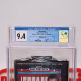 JEOPARDY! EARLY EDITION / CLAMSHELL CASE! CGC GRADED 9.4 A+! NEW & Factory Sealed! (Sega Genesis)