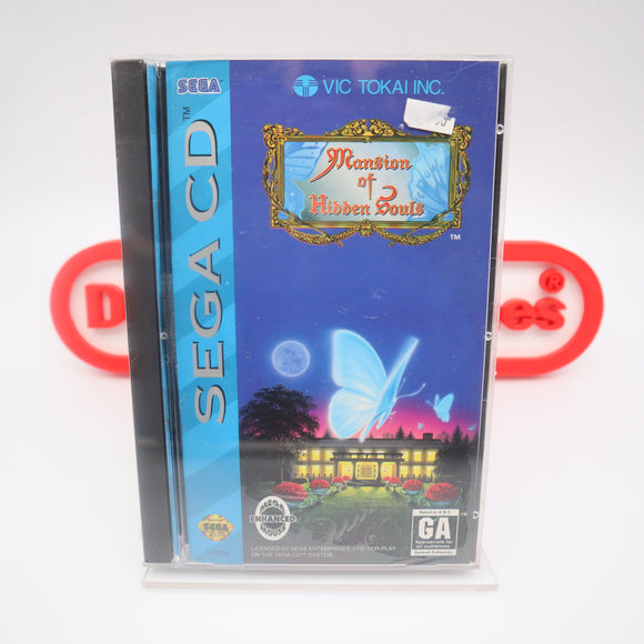 MANSION OF HIDDEN SOULS - NEW & Factory Sealed with Authentic LRB Seam! (Sega CD)
