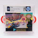 F-ZERO - WATA GRADED 9.6 A++! NEW & Factory Sealed with Authentic V-Seam! (SNES Super Nintendo)
