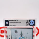 FINAL FANTASY III 3 (JAPANESE VARIANT!) WATA GRADED 9.8 A+! NEW & Factory Sealed! (Nintendo DS)