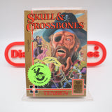 SKULL & AND CROSSBONES (TENGEN) - NEW & Factory Sealed with Authentic V-Overlap Seam! (NES Nintendo)