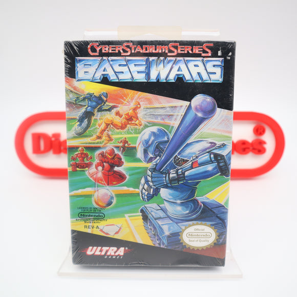 CYBER STADIUM SERIES: BASE WARS - NEW & Factory Sealed with Authentic H-Seam! (NES Nintendo)