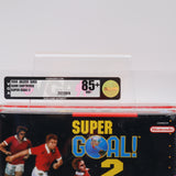 SUPER GOAL! 2 II SOCCER - VGA GRADED 85+ NM+ GOLD! NEW & Factory Sealed with Authentic V-Seam! (SNES Super Nintendo)
