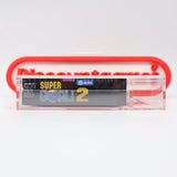 SUPER GOAL! 2 II SOCCER - VGA GRADED 85+ NM+ GOLD! NEW & Factory Sealed with Authentic V-Seam! (SNES Super Nintendo)