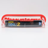 SUPER GOAL! 2 II SOCCER - VGA GRADED 85+ NM+ GOLD! NEW & Factory Sealed with Authentic V-Seam! (SNES Super Nintendo)
