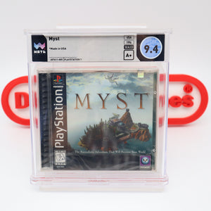 MYST - WATA GRADED 9.4 A+! NEW & Factory Sealed! (PS1 PlayStation 1)
