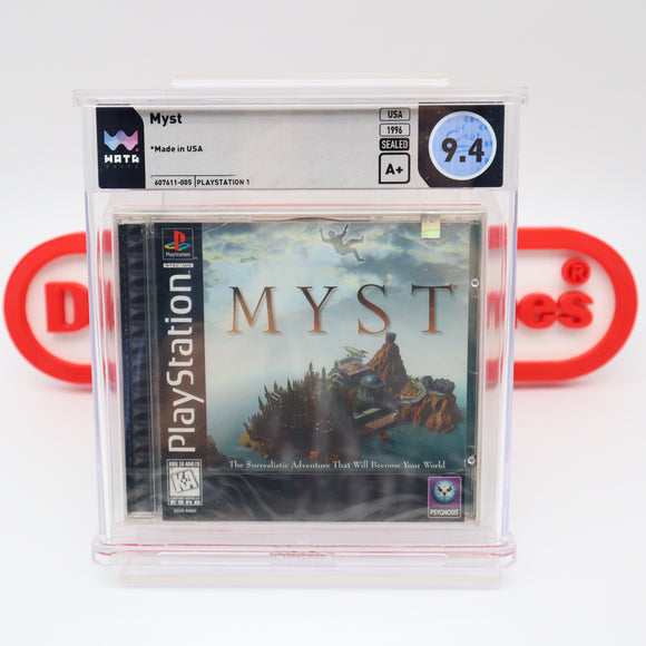 MYST - WATA GRADED 9.4 A+! NEW & Factory Sealed! (PS1 PlayStation 1)