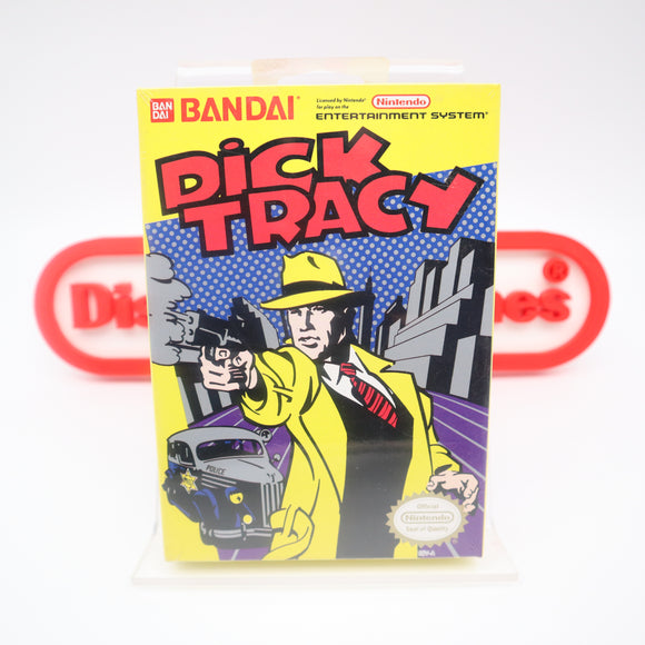DICK TRACY - NEW & Factory Sealed with Authentic H-Seam! (NES Nintendo)