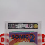 SONIC THE HEDGEHOG 2 II - VGA GRADED 85+ NM+ GOLD ARCHIVAL! NEW & Factory Sealed! (Sega Game Gear / GameGear)