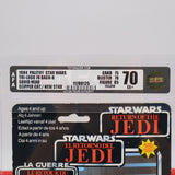 SQUID HEAD / SQUIDHEAD - AFA GRADED 70 EX+ TRI-LOGO 70-BACK - NEW Authentic & Factory Sealed! (MOC Vintage Star Wars Figure)