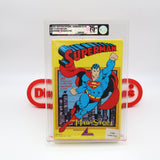 SUPER-MAN / SUPERMAN: THE MAN OF STEEL - VGA GRADED 75+ EX+/NM SILVER! NEW & Factory Sealed! (COMMODORE 64/128)
