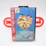ANIMANIACS - NEW & Factory Sealed CLAMSHELL with Authentic V-Overlap Seam! (Sega Genesis)