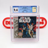 STAR WARS (The Original!) CGC GRADED 9.4 A+! NEW & Factory Sealed with Authentic H-Seam! (Game Boy Original)