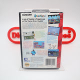 ANIMANIACS - NEW & Factory Sealed CLAMSHELL with Authentic V-Overlap Seam! (Sega Genesis)