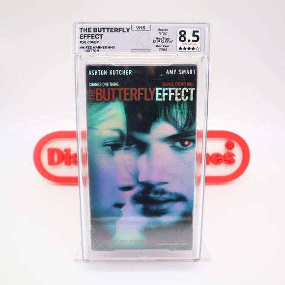 THE BUTTERFLY EFFECT - REWIND GRADED 8.5 & 4-STAR SEAL! NEW & Factory Sealed with Authentic H-Overlap Seam! (VHS)