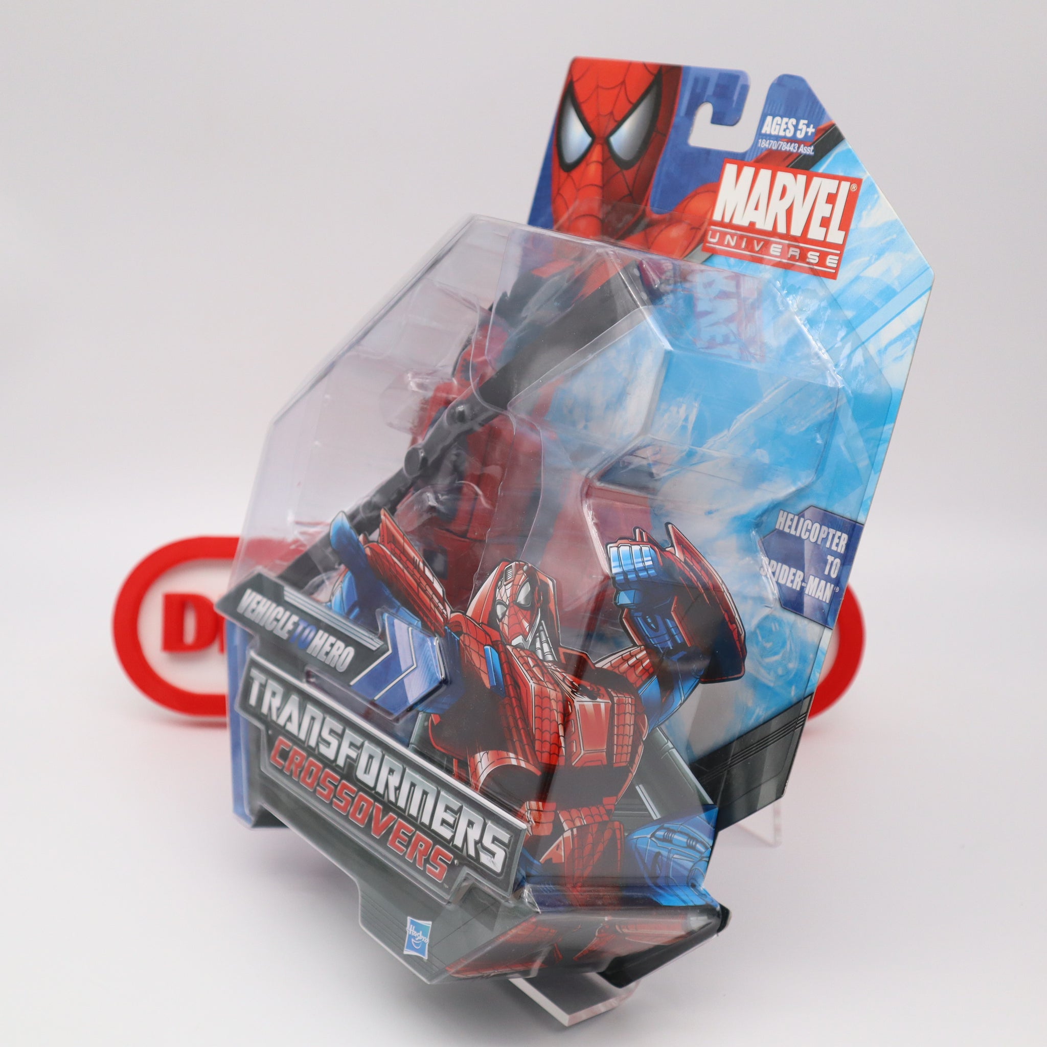 HELICOPTER TO SPIDER-MAN / SPIDERMAN - MARVEL TRANSFORMERS
