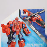 HELICOPTER TO SPIDER-MAN / SPIDERMAN - MARVEL TRANSFORMERS CROSSOVERS FIGURE - NEW Authentic & Factory Sealed!