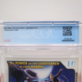 STAR WARS: THE CLONE WARS LIGHTSABER DUELS - CGC GRADED 9.4 A+! NEW & Factory Sealed! (Nintendo Wii)