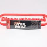 SUPER STAR WARS (THE ORIGINAL!) - JVC MADE IN JAPAN FIRST PRINT! NEW & Factory Sealed with Authentic H-Overlap Seam! (SNES Super Nintendo)