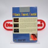 MILON'S SECRET CASTLE with ROUND SOQ! NEW & Factory Sealed with Authentic H-Seam! (NES Nintendo)