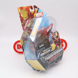 FIGHTER JET TO IRON MAN - MARVEL TRANSFORMERS CROSSOVERS FIGURE - NEW Authentic & Factory Sealed!