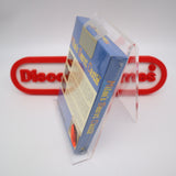 MILON'S SECRET CASTLE with ROUND SOQ! NEW & Factory Sealed with Authentic H-Seam! (NES Nintendo)