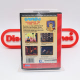 GARFIELD: CAUGHT IN THE ACT - NEW & Factory Sealed with Authentic V-Overlap Seal! (Sega Genesis)