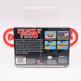 FAMILY FEUD - MADE IN JAPAN - DOESN't EXIST ON WATA! NEW & Factory Sealed with Authentic V-Seam! (SNES Super Nintendo)