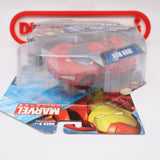 RACE CAR TO IRON MAN - MARVEL TRANSFORMERS CROSSOVERS FIGURE - NEW Authentic & Factory Sealed!