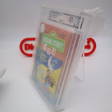 SESAME STREET 123 - ROUND SOQ! VGA GRADED 85 NM+ SILVER! NEW & Factory Sealed with Authentic H-Seam! (NES Nintendo)